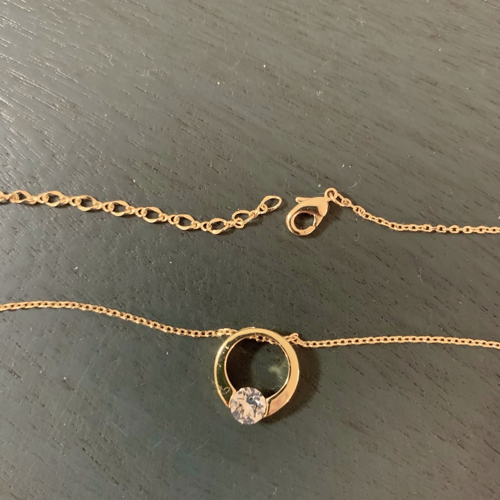 Cate & Chloe 18K Gold Plated Chrystal Pendant - Picture 4 of 9